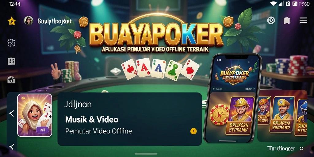 Tampilan antarmuka BUAYAPOKER yang sederhana dan intuitif.