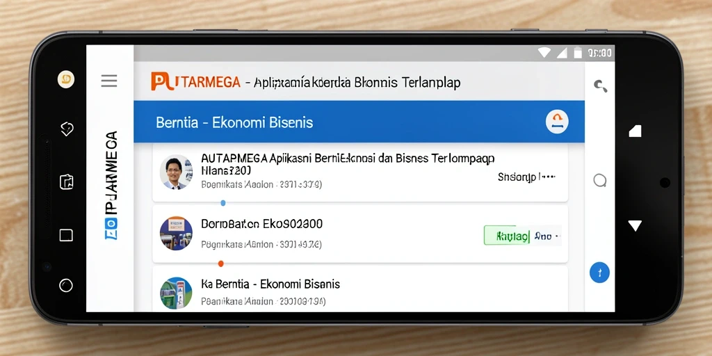 Antarmuka aplikasi PUTARMEGA yang informatif dan menarik.